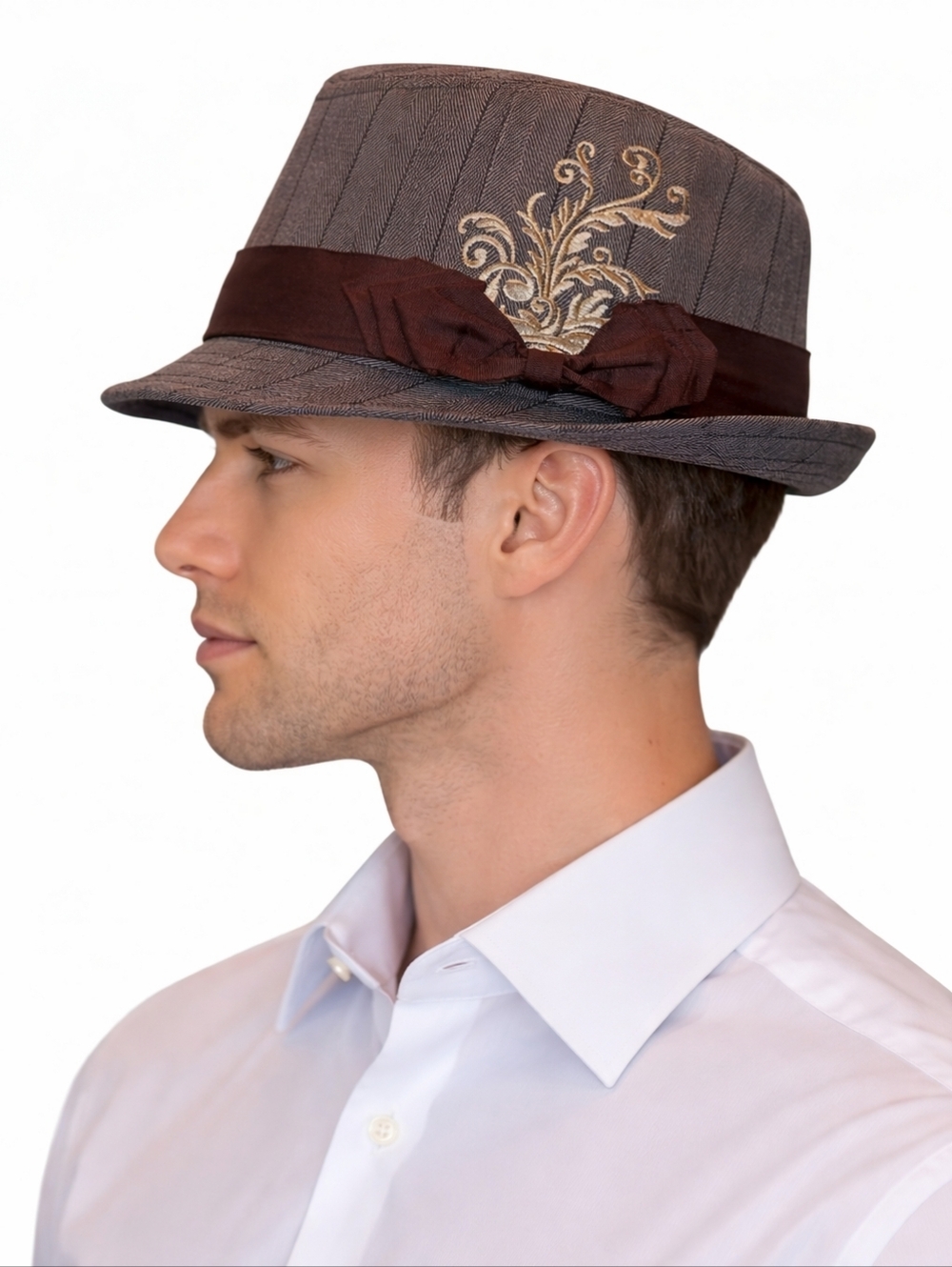 Headers Old School Fedora Hat – Classic Vintage Style, Size M